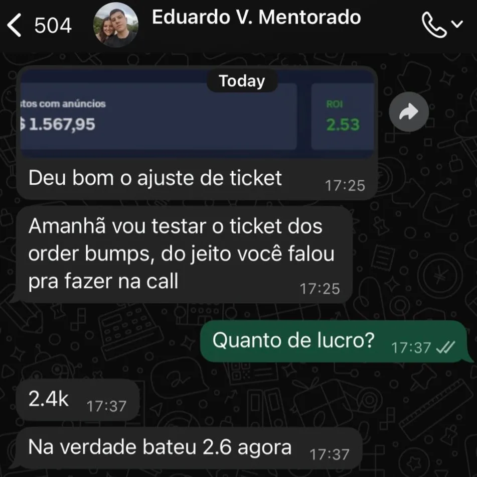 Depoimento aluno 16