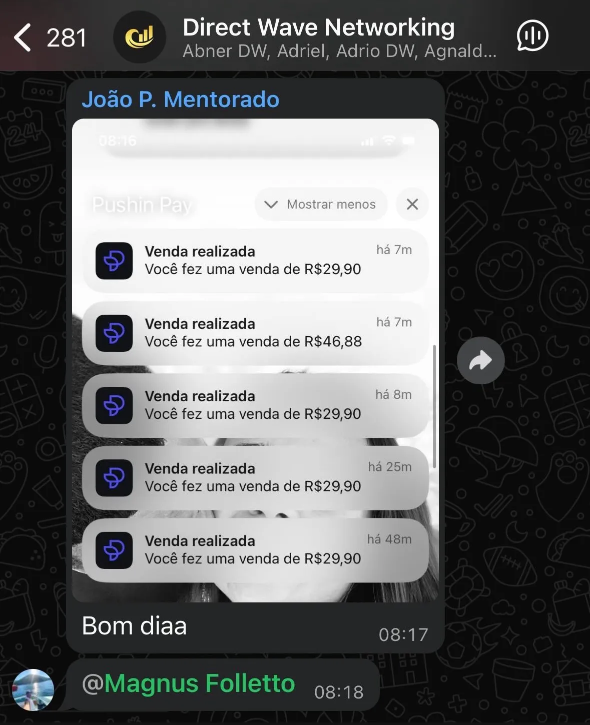 Depoimento aluno 5