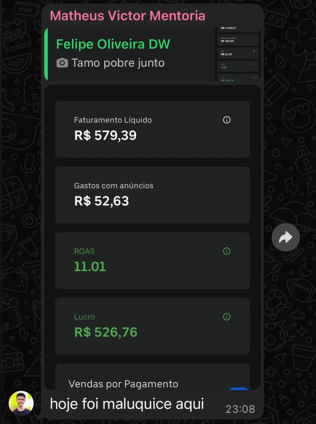 Depoimento aluno 6