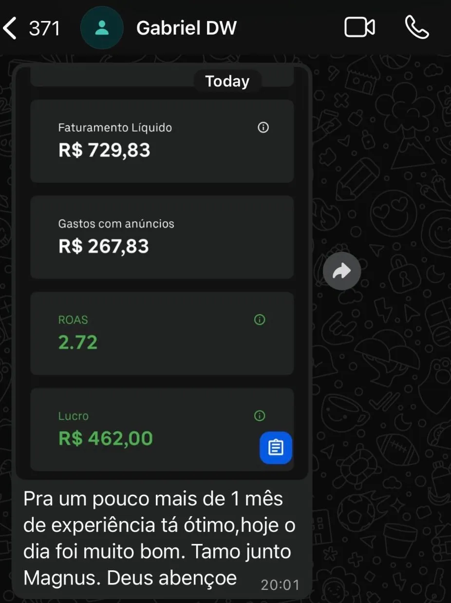 Resultado aluno FVA 1