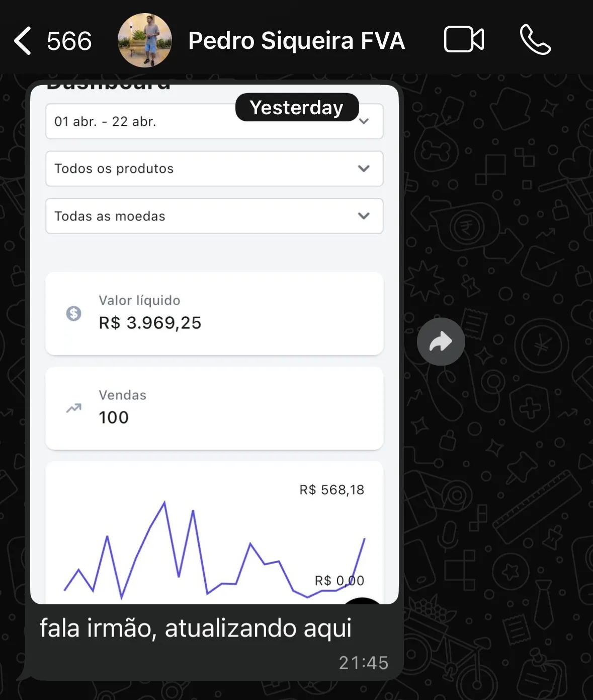 Resultado aluno FVA 2