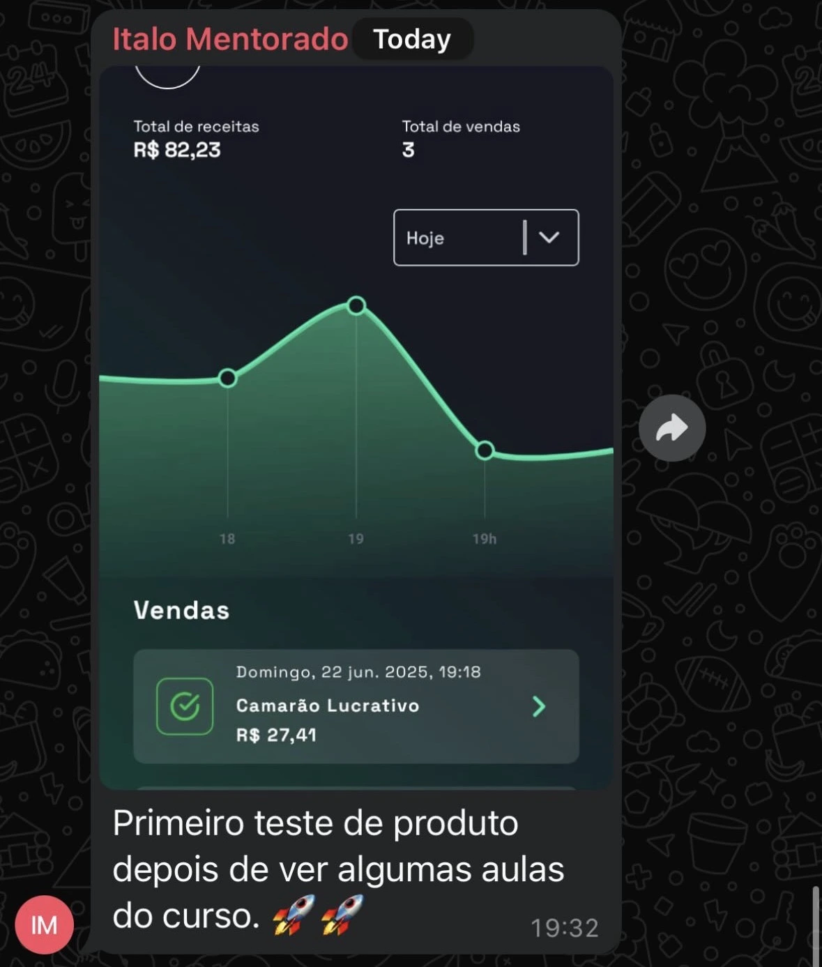 Resultado aluno 5