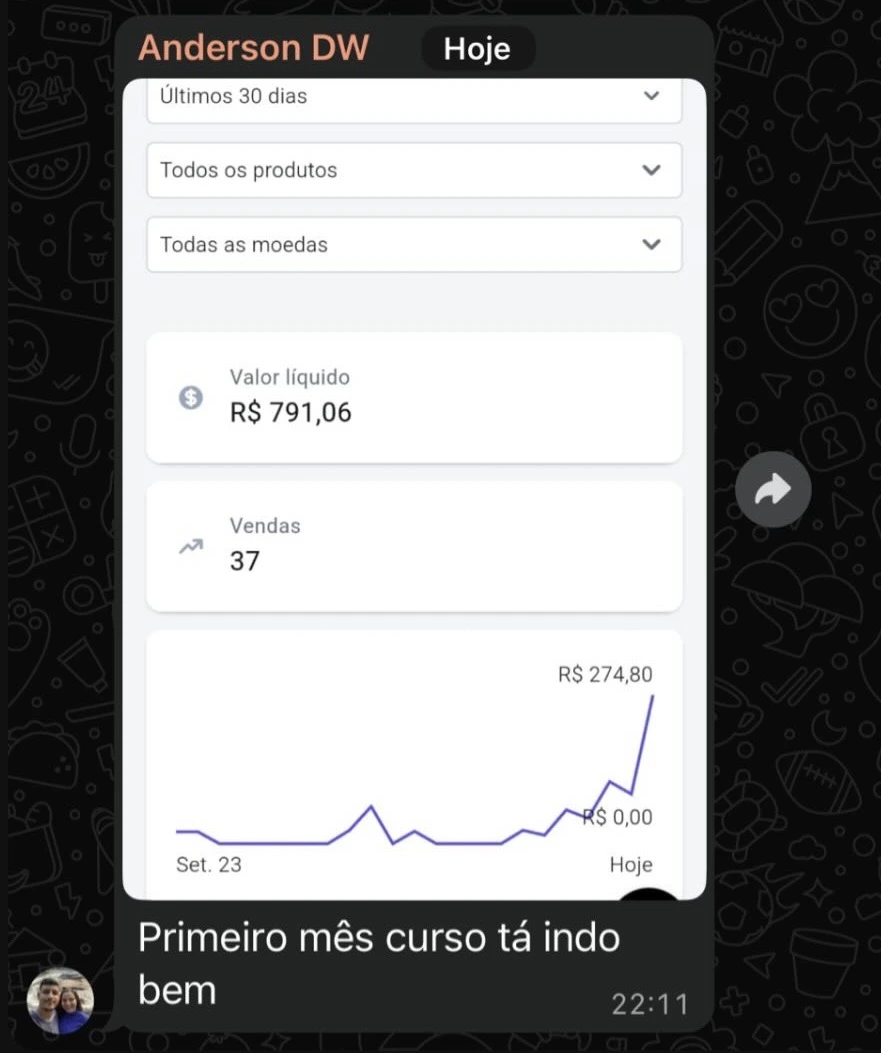 Resultado aluno 6